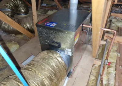 ducted gas heater unit